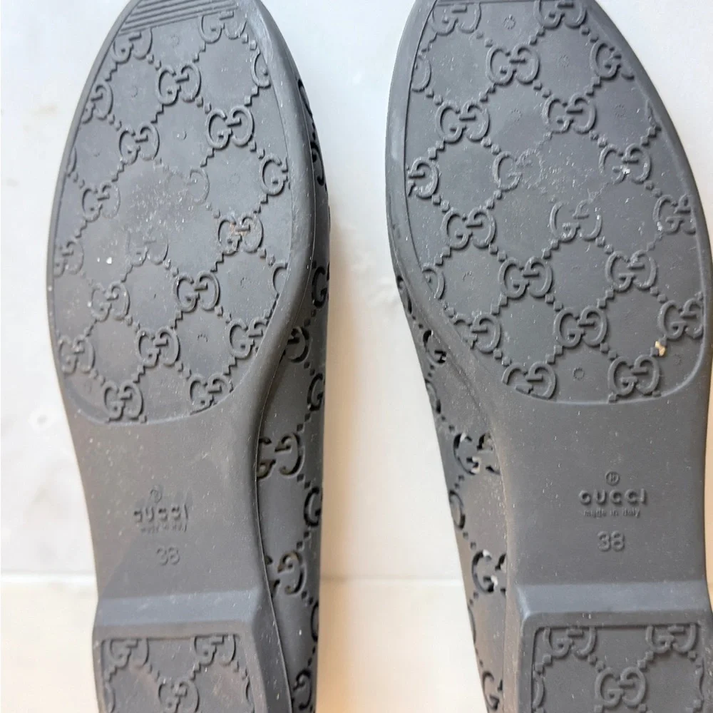 Gucci Black Monogrammed Footwear - Picture 3 of 6